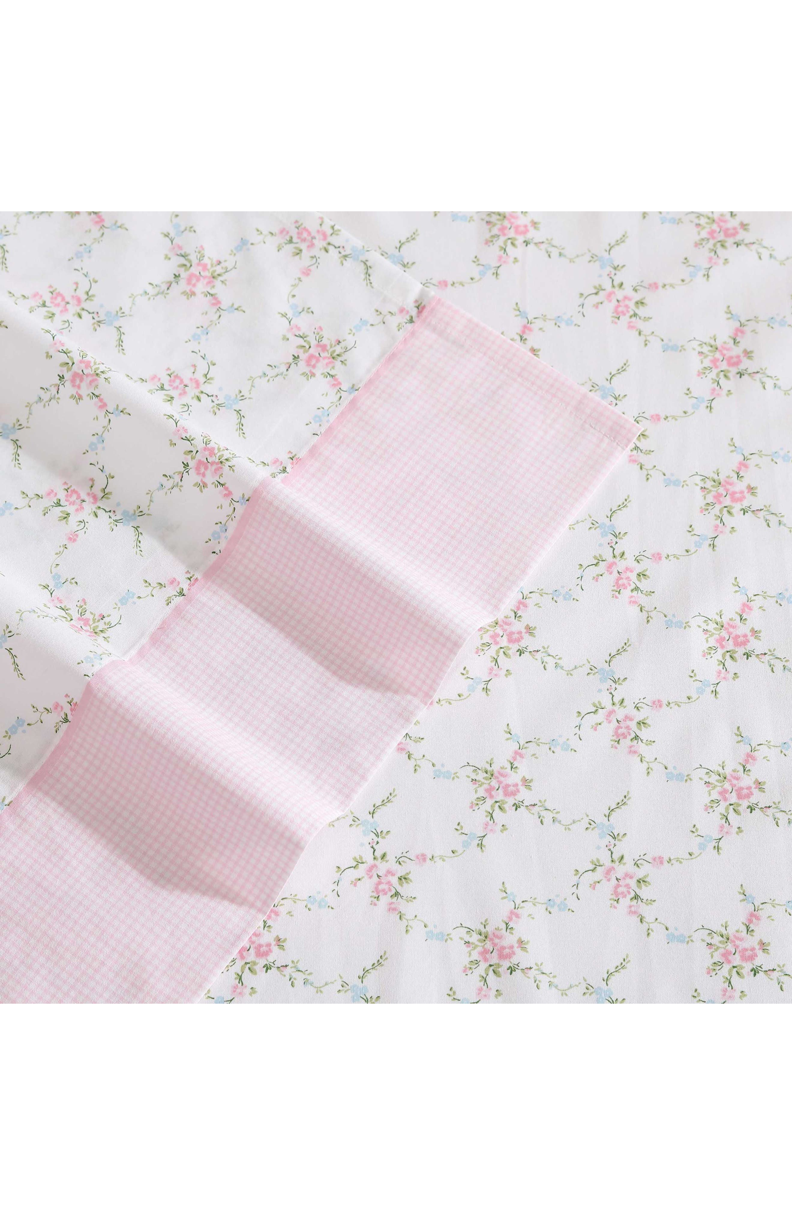 Laura Ashley Lynda Floral Cotton Percale Sheet Set