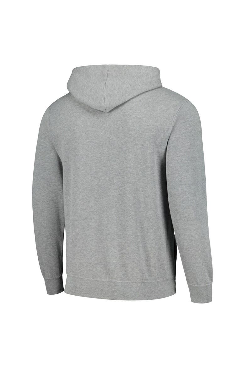 Men's Colosseum Heather Gray Duke Blue Devils Arch & Logo 3.0 Pullover Hoodie, Alternate, color, Charcoal