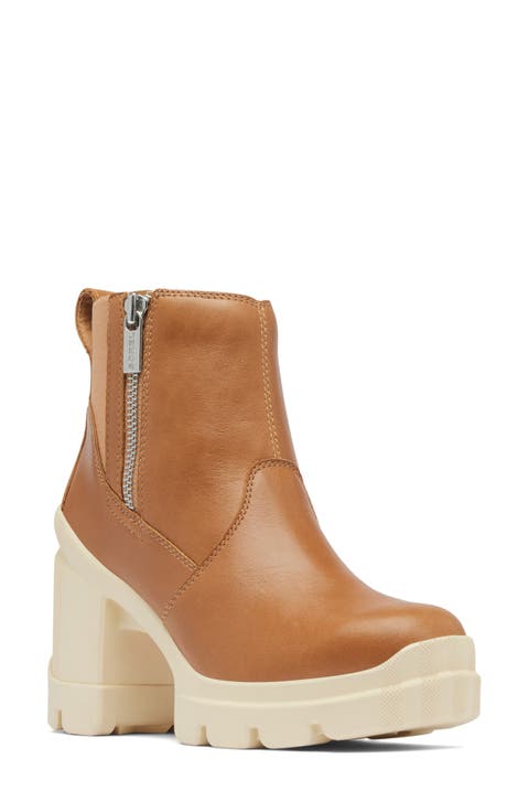 【関税・送料込み】SOREL BOOTS BEIGE LEATHER CHELSEA BOOTS JOAN NOW™ Women's Chelsea Boot | SOREL