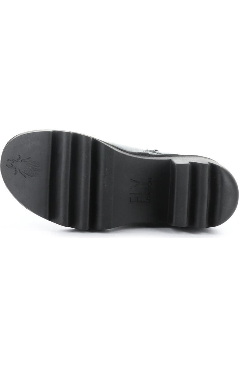 Fly London Toor Platform Bootie, Alternate, color, Petrol Rug