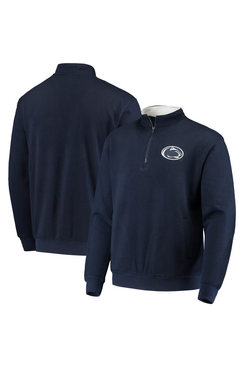 Men's Colosseum Navy Penn State Nittany Lions Tortugas Logo Quarter-Zip Jacket, Alternate, color, Navy