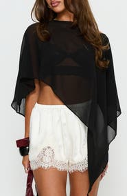 Princess Polly Mairelle Sheer Poncho