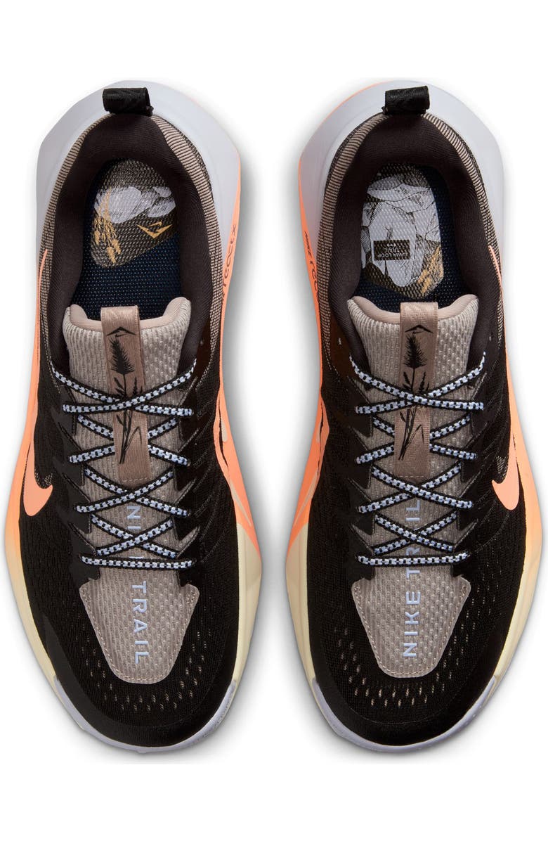 Nike ReactX Wildhorse 10 Trail Running Shoe, Alternate, color, Black/ Orange Pulse