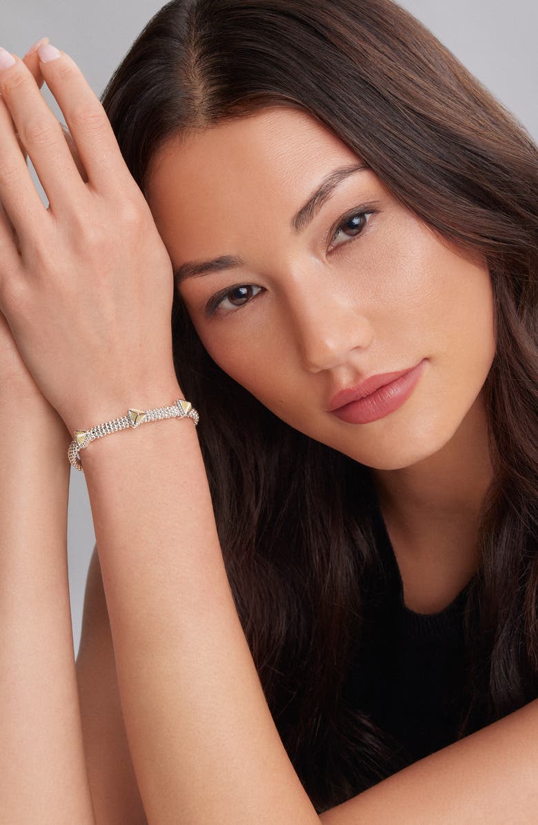 LAGOS KSL Three Pyramid Station Rope Bracelet, Alternate, color, 