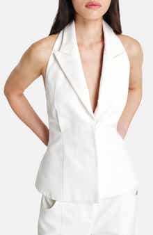 TWP Kaitlyn Halter Linen Blazer