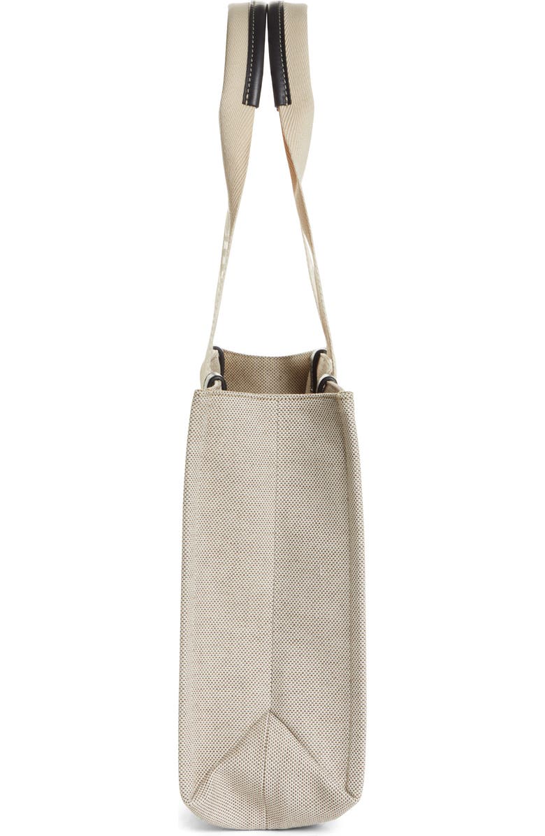 Chloé Medium Woody Logo Strap Canvas Tote, Alternate, color,