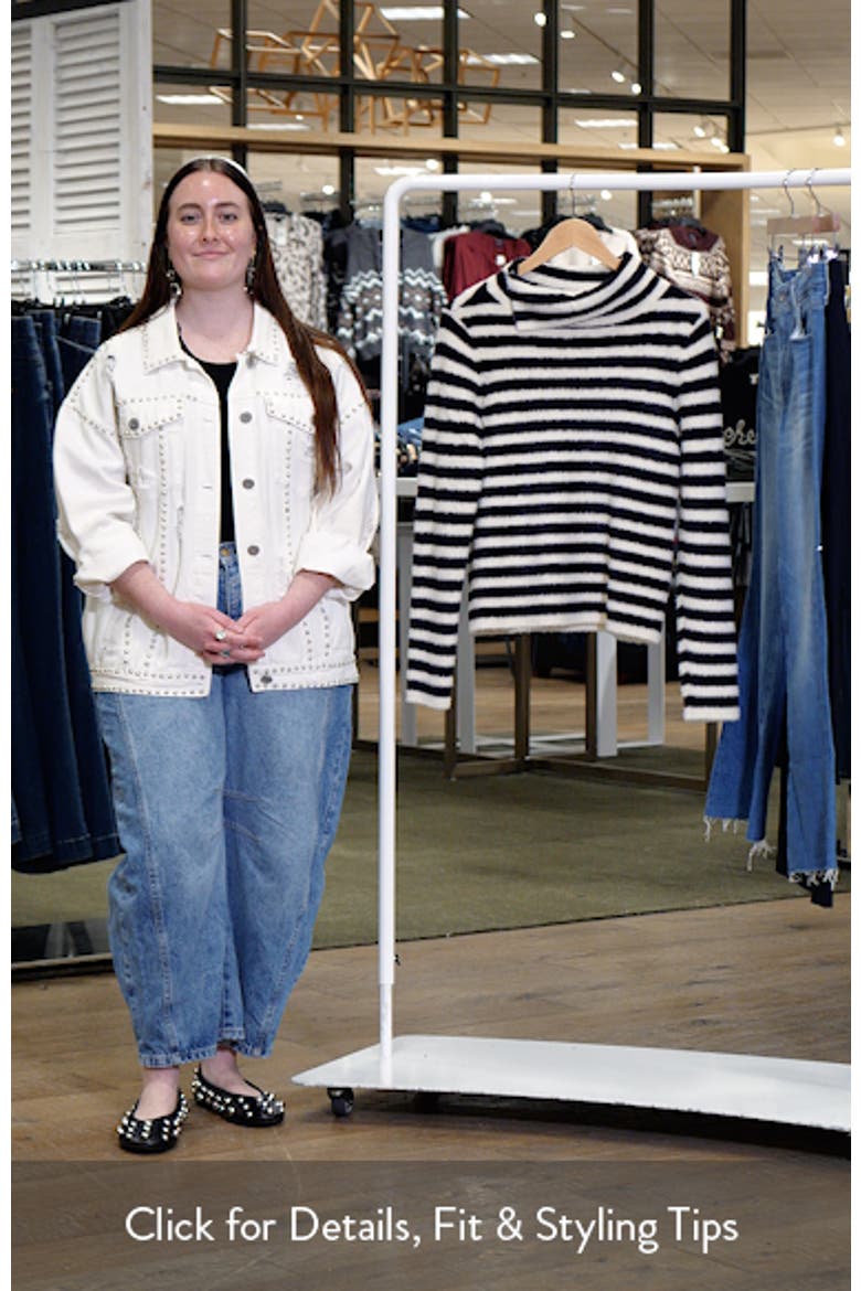 Fuzzy Stripe Sweater video