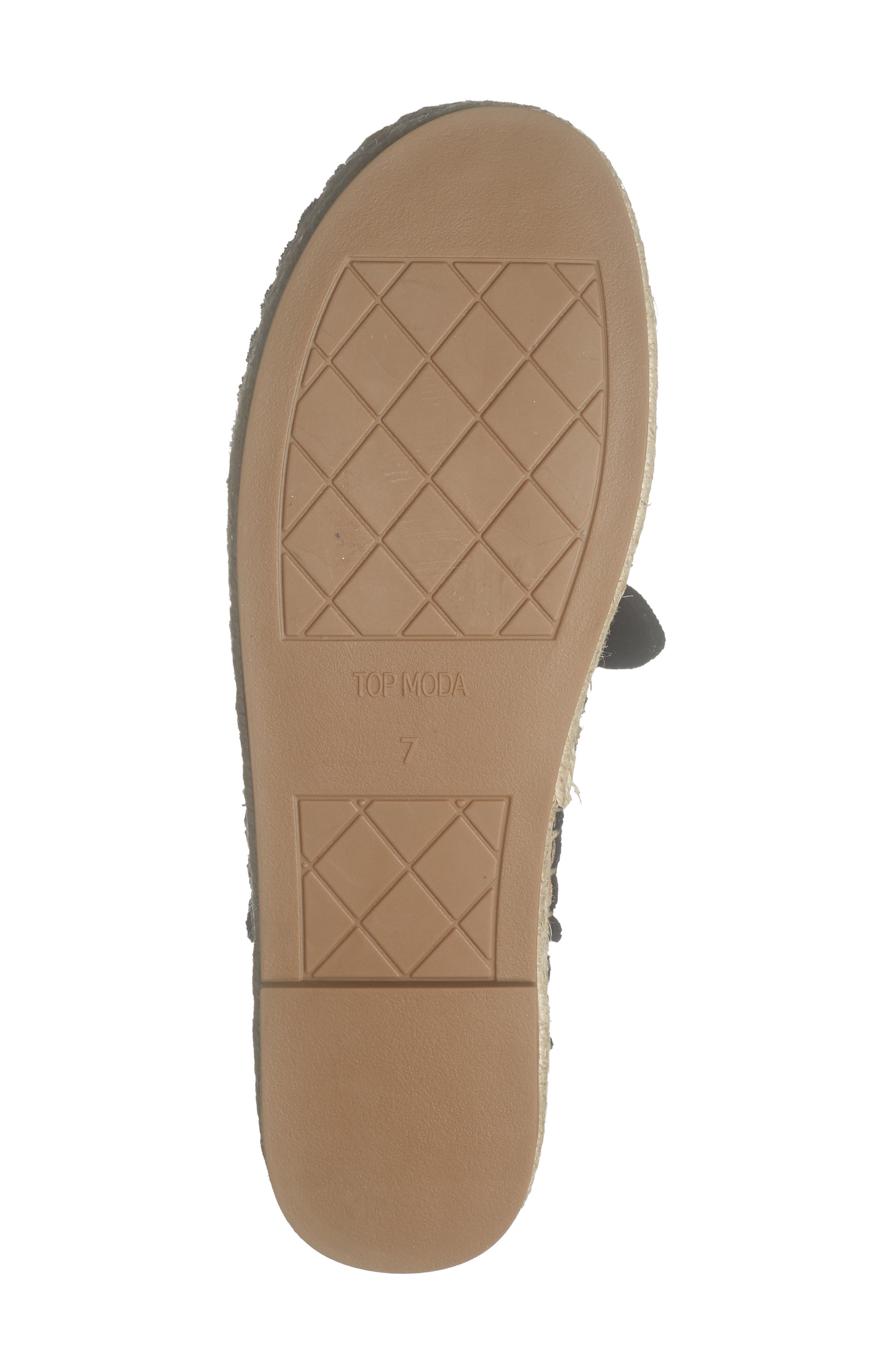 TOP MODA Brussels Denim Mule, Alternate, color, Black Denim