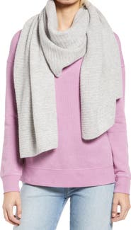 Nordstrom Cashmere Rib Scarf
