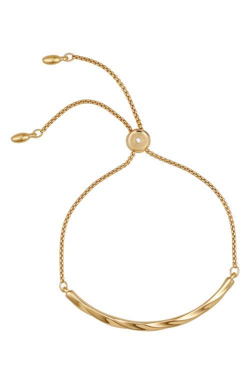 Vince Camuto Twisted Bar Slider Bracelet In Gold