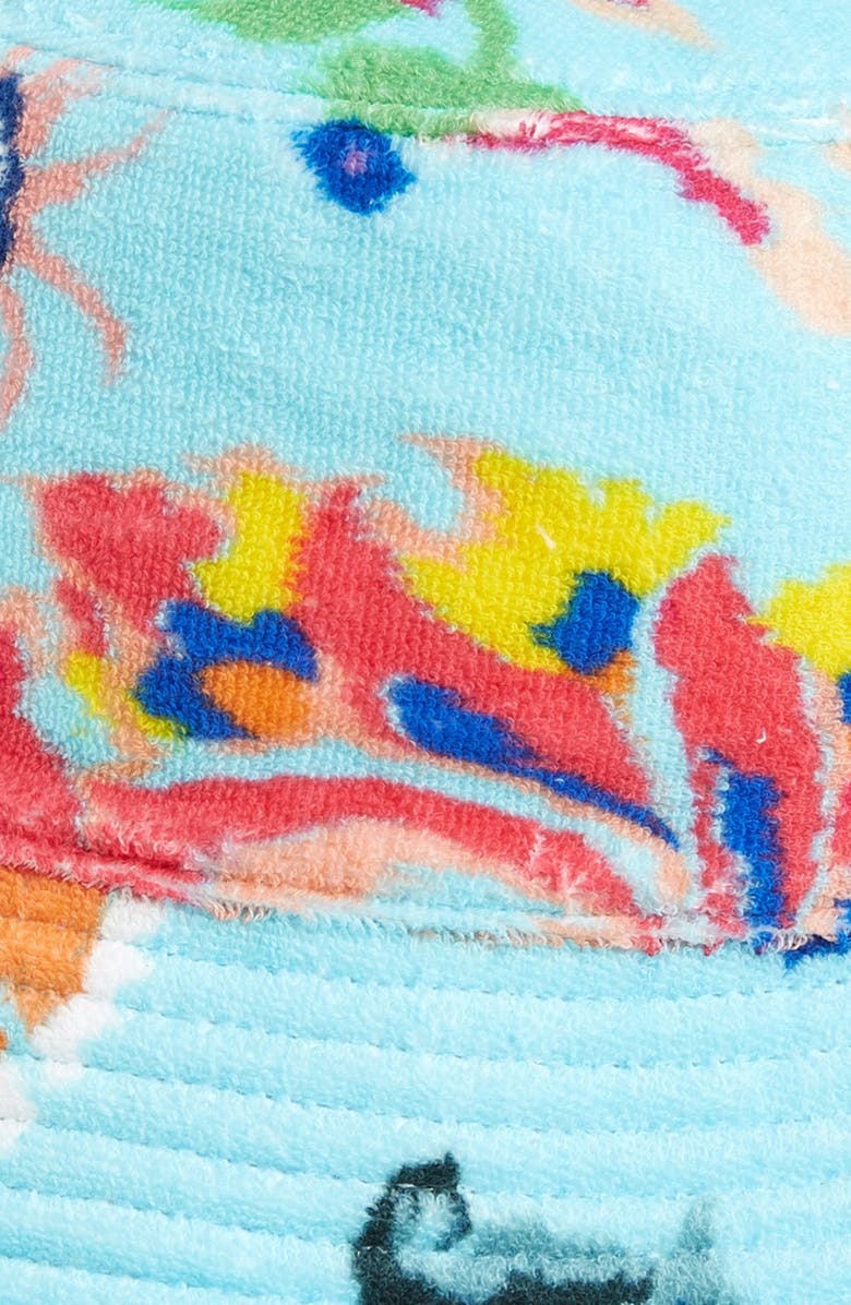 Etro Floral French Terry Bucket Hat, Alternate, color,