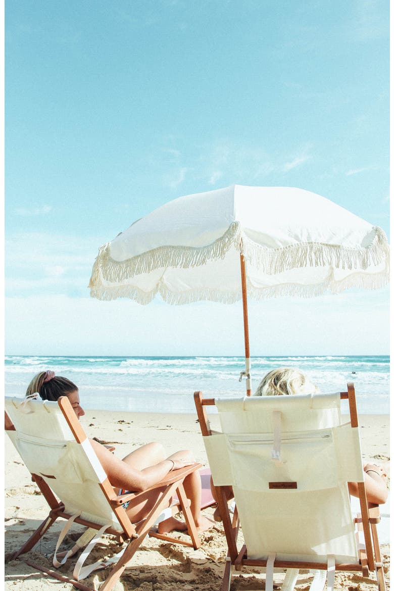 Premium Beach Umbrella, Alternate, color, ANTIQUE WHITE