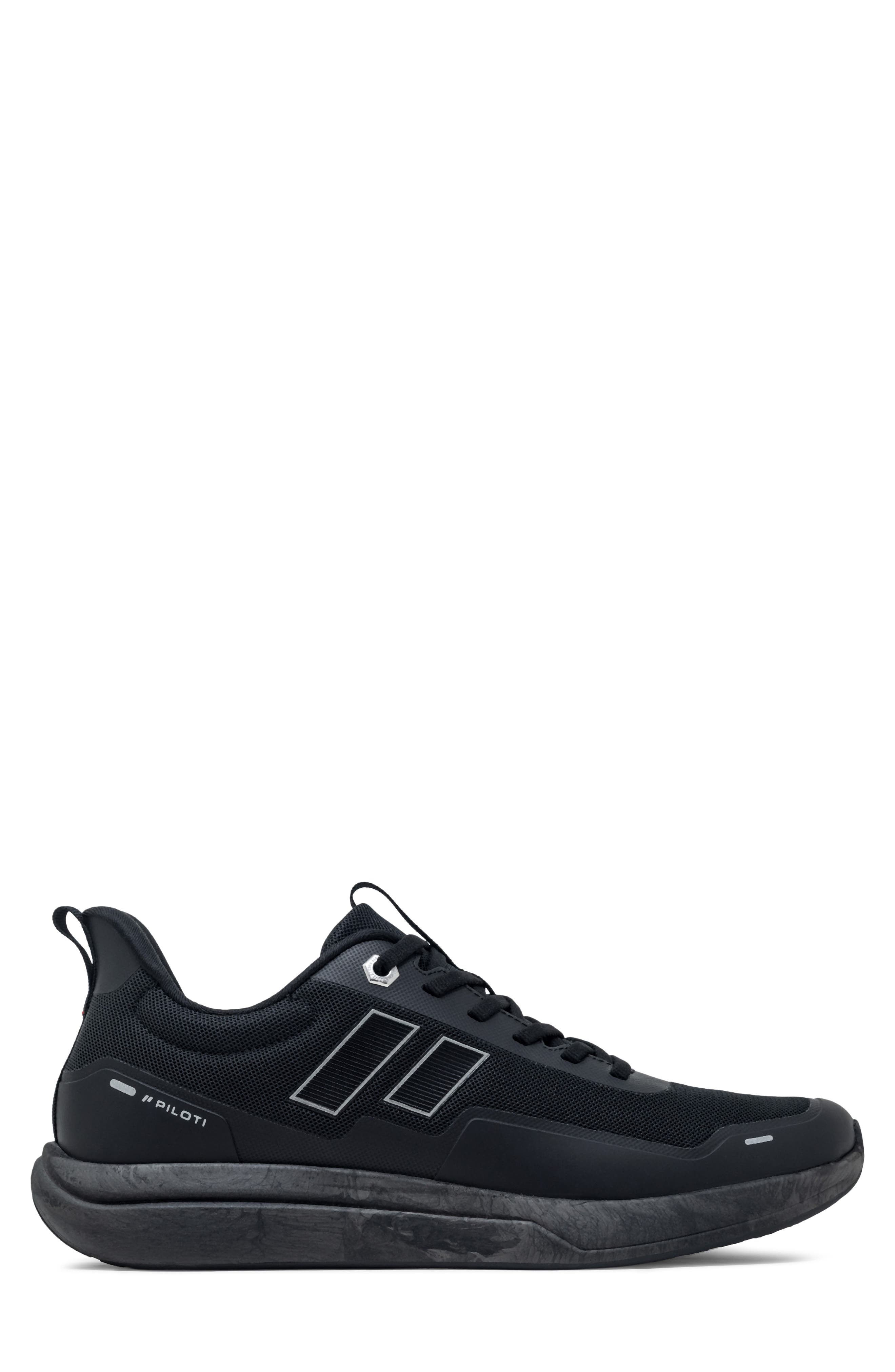 Paddock Trainer Sneaker, Alternate, color, BLACK/ BLACK