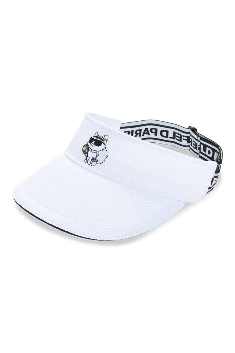 Choupette Visor, Main, color, WHITE