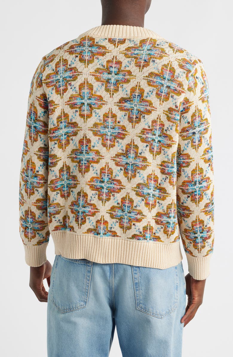 Corridor Mariposa Pima Cotton Cardigan, Alternate, color, Natural