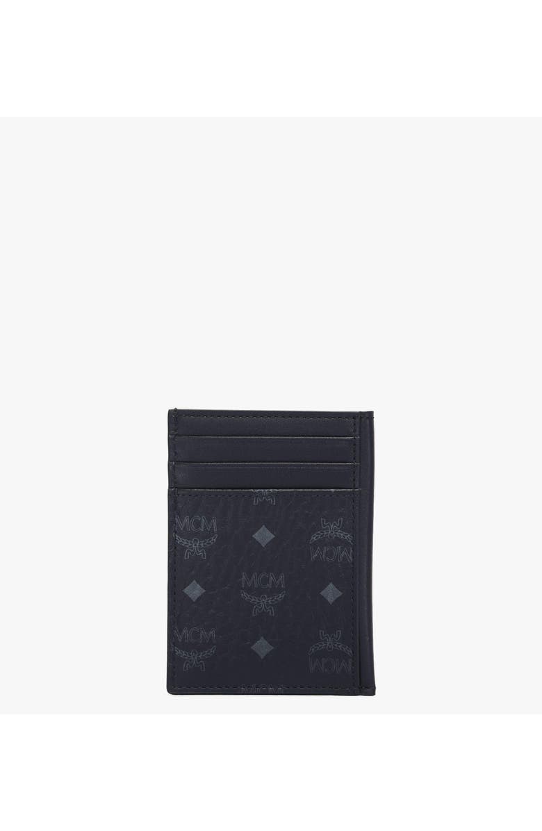 MCM N/S Card Case in Visetos Original, Alternate, color, Black