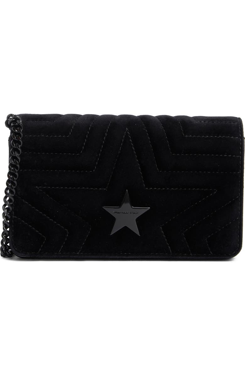 Stella McCartney Small Quilted Corduroy Crossbody Bag, Main, color,