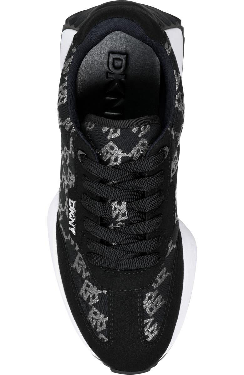 DKNY Naples Sneaker, Alternate, color, Nickel/Black