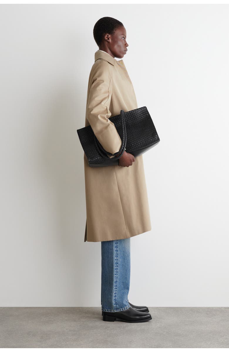 COS Leather Chelsea Boots, Alternate, color, Black
