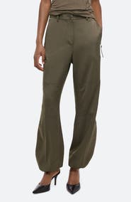 Helmut Lang Fluid Satin Flight Pants