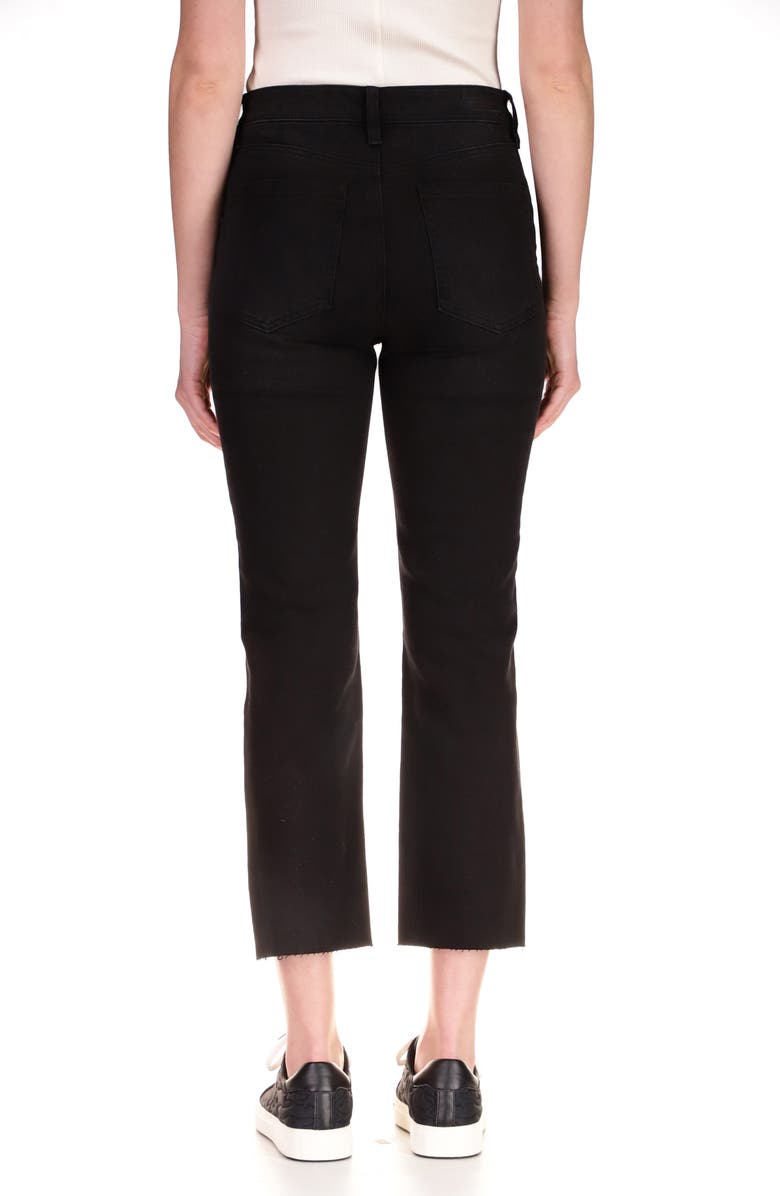 Sanctuary Good Vibes High Waist Raw Hem Ankle Straight Leg Jeans, Alternate, color, Morning