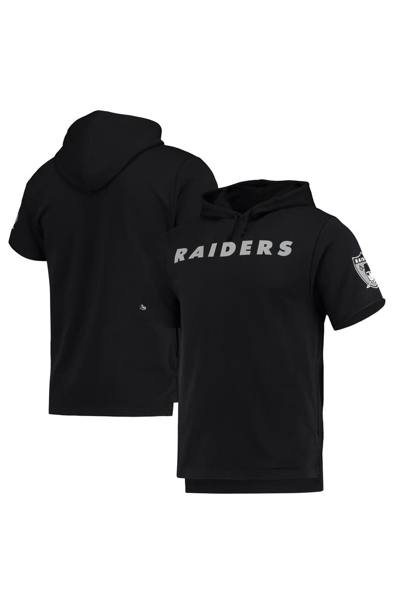 Mitchell & Ness Men's Mitchell & Ness Black Las Vegas Raiders Game Day Hoodie T-Shirt, Main, color, Black