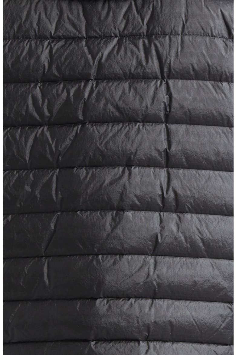 Hooded Down Puffer Jacket, Alternate, color, BLACK
