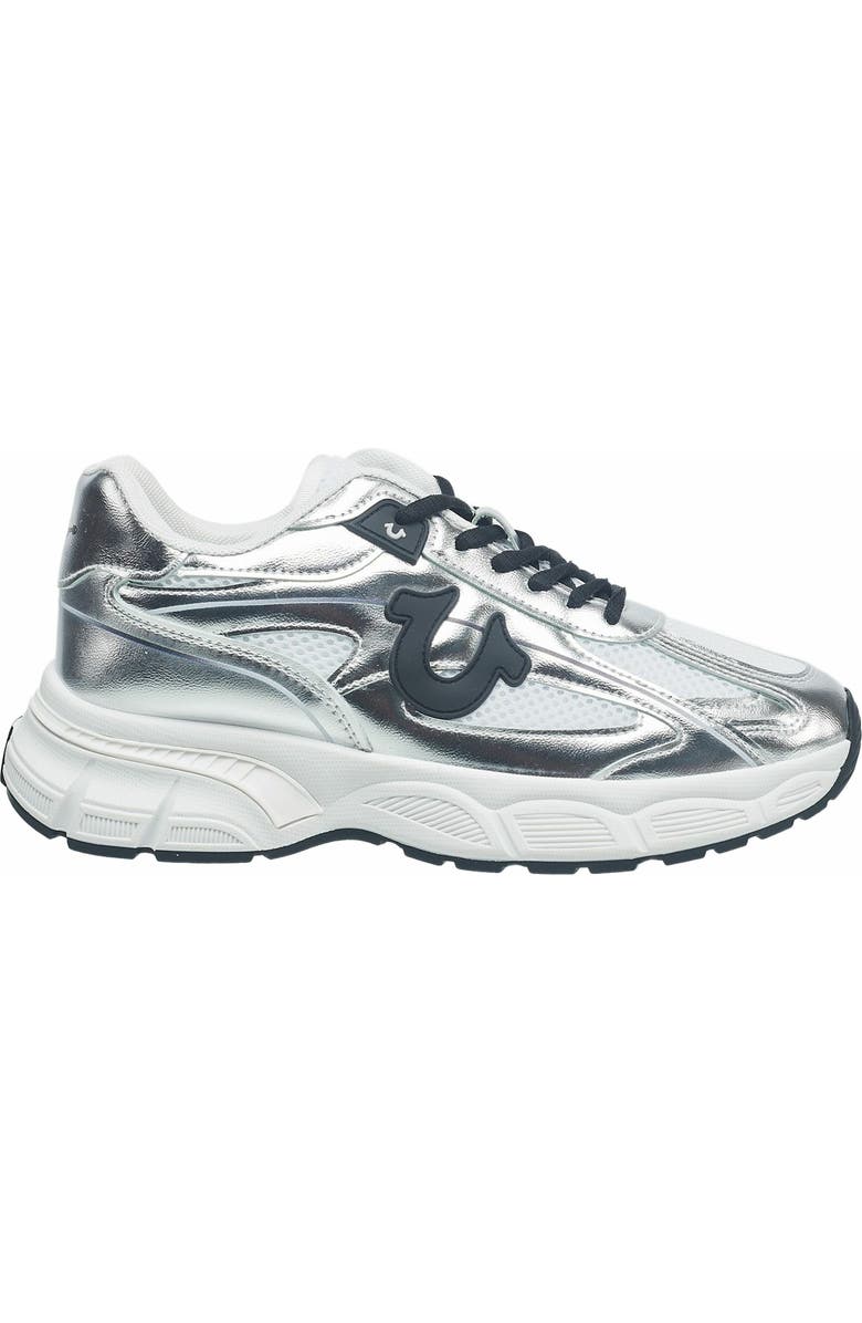 True Religion Onika Sneaker, Alternate, color, Silver Multi