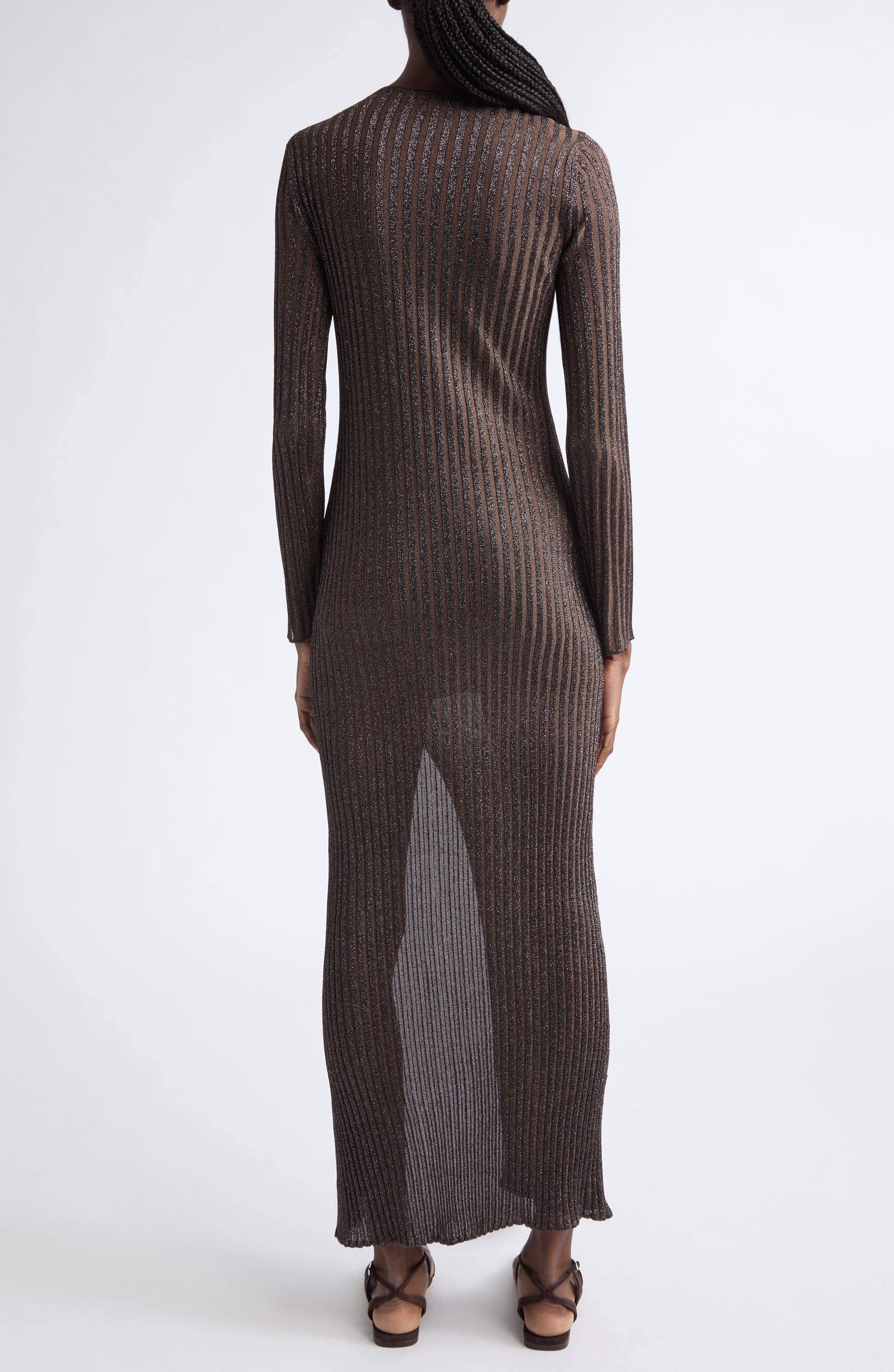 Missoni Long Sleeve Ribbed Maxi Sweater Dress (Women) | Nordstrom