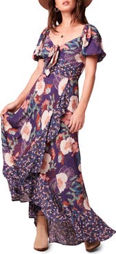 band of the free Livie Floral Print Maxi Dress