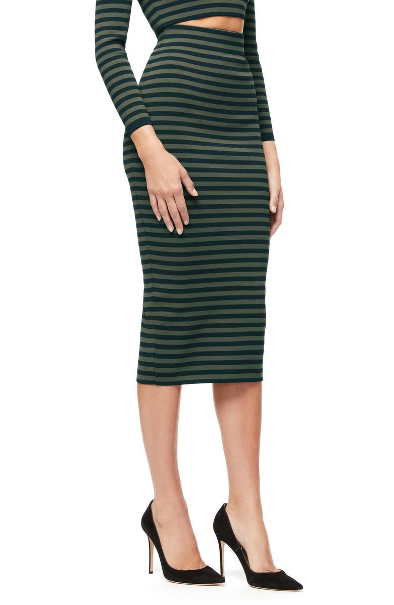 Good American Stripe Pencil Skirt, Alternate, color,
