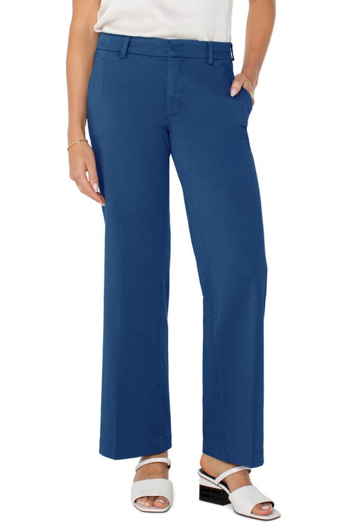 Liverpool Los Angeles Kelsey Wide Leg Knit Pants In Goddess Blue