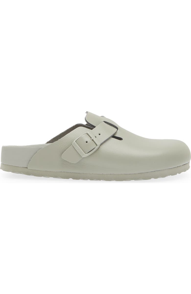 Birkenstock Boston Exquisite Leather Clog, Alternate, color, Mineral Gray