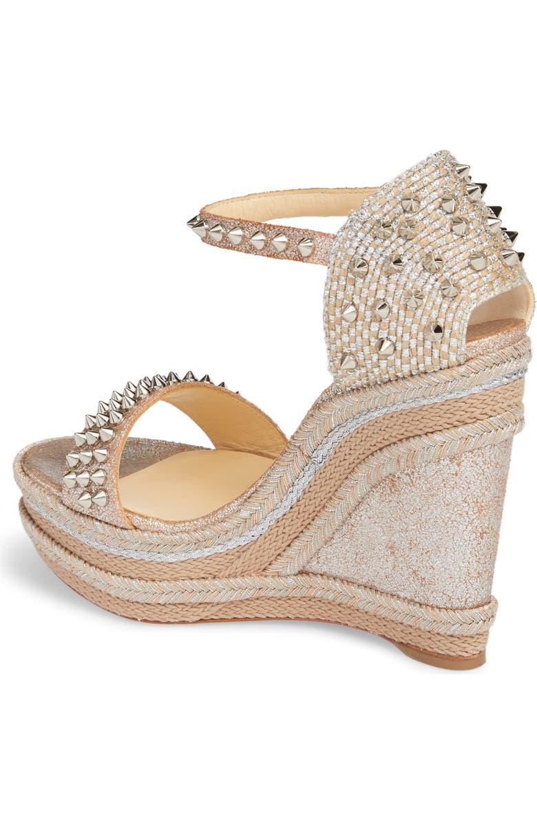 Christian Louboutin Madmonica Espadrille Platform Sandal, Alternate, color,