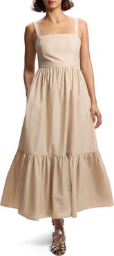Theory Dr. Soft Tiered Maxi Sundress
