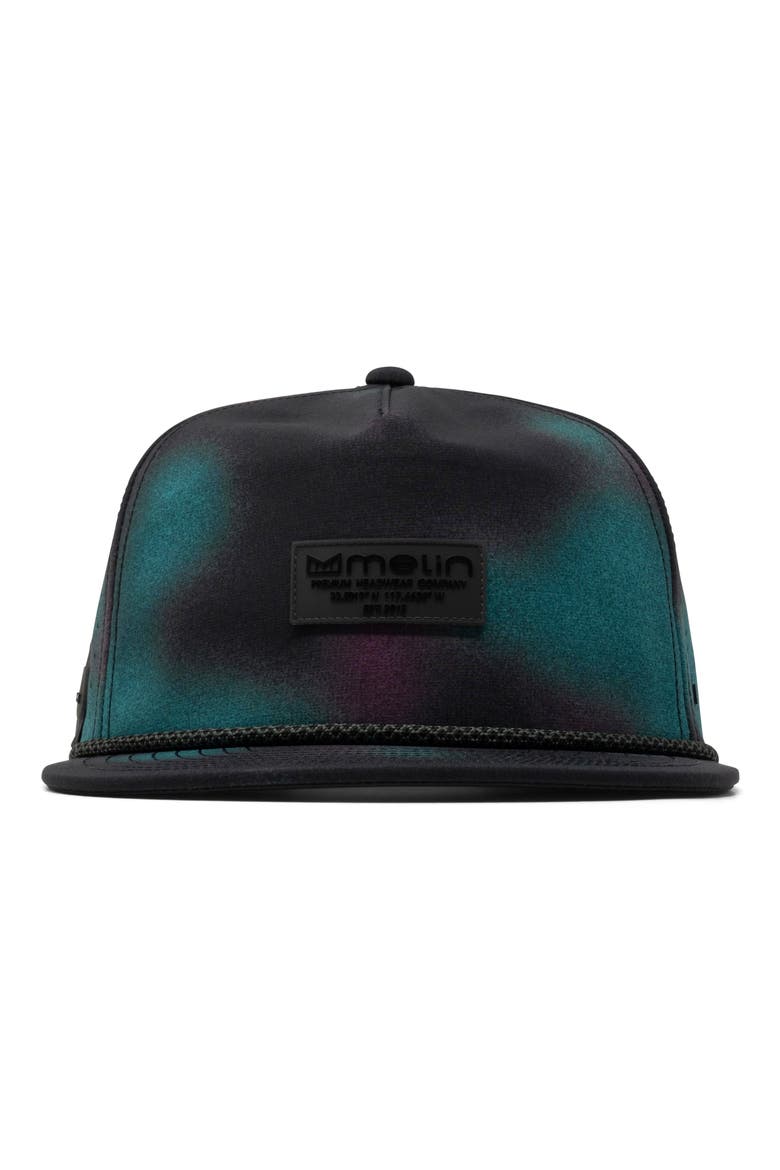 Coronado Brick Aura Hydro Performance Snapback Hat, Alternate, color, NORTHERN AURA