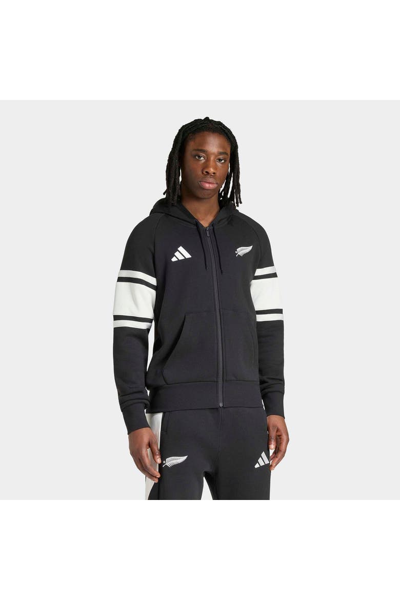 Men's adidas Black All Blacks Leisurewear Full-Zip Hoodie, Main, color, Black
