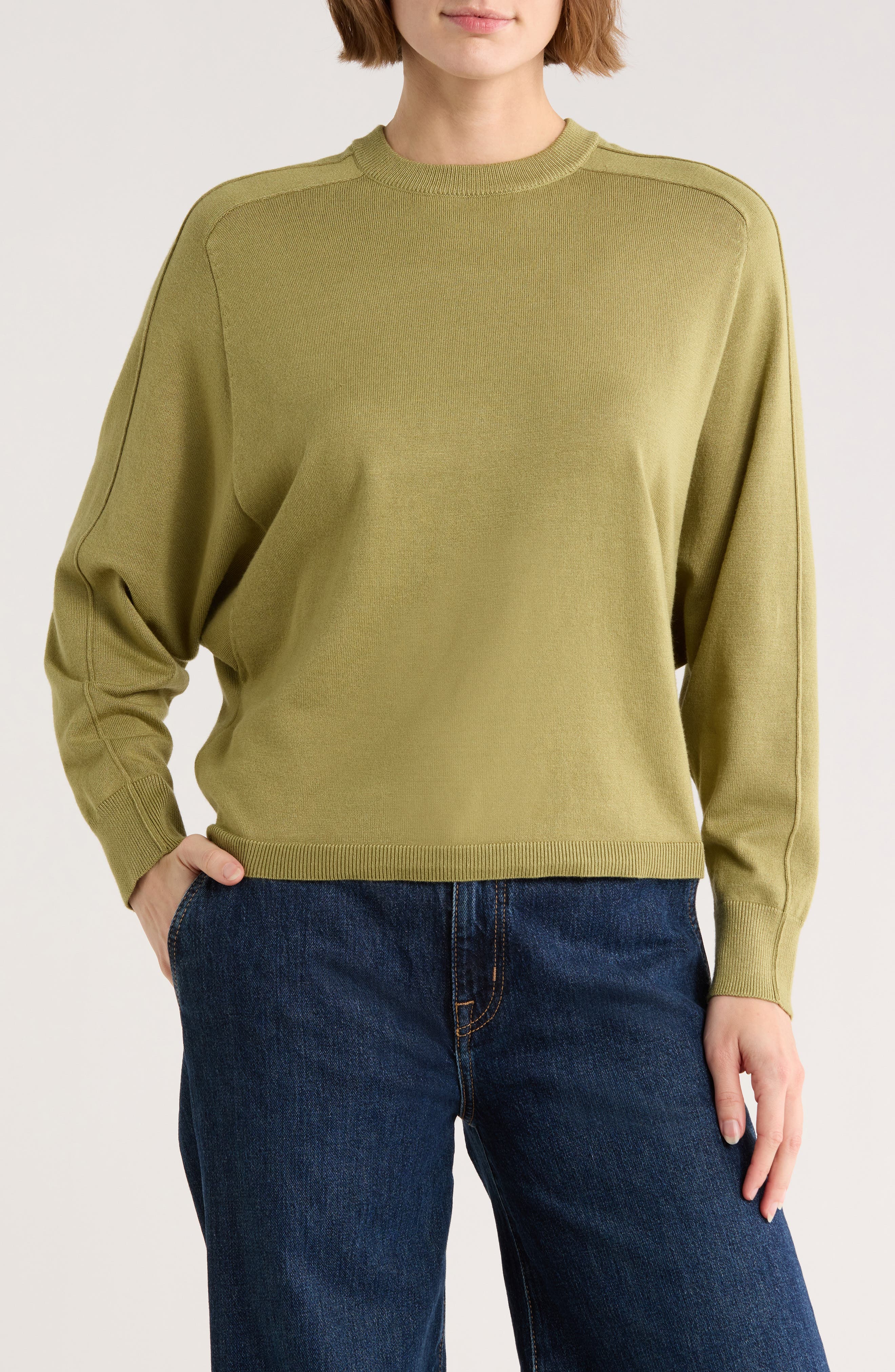 Adrianna Papell Dolman Sleeve Sweater