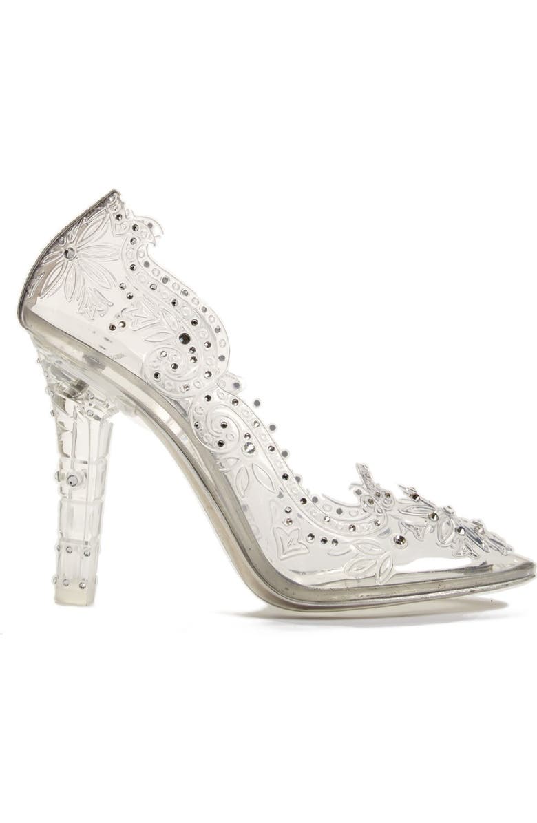 Dolce&Gabbana 'Glass Slipper' Pump, Alternate, color,