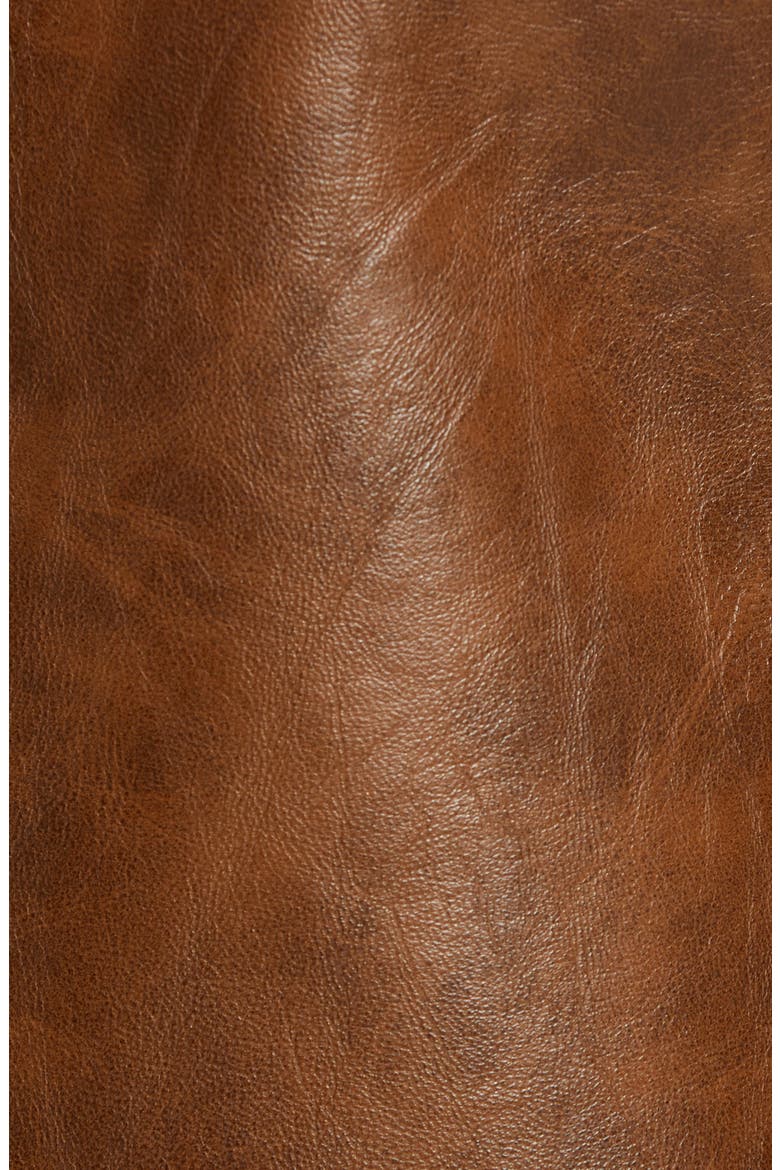 Faux Shearling Coat, Alternate, color, SADDLE
