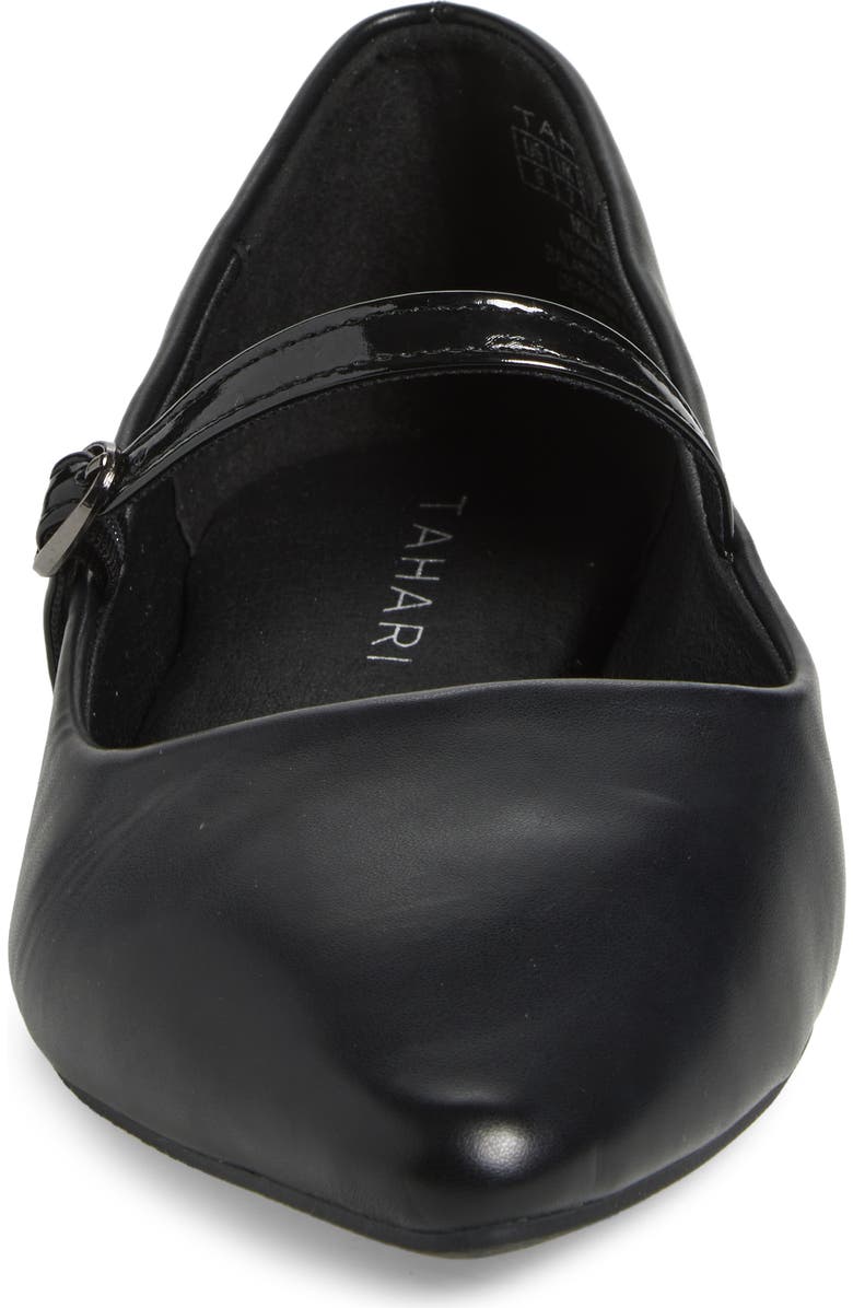 T Tahari Milan Mary Jane Flat, Alternate, color,