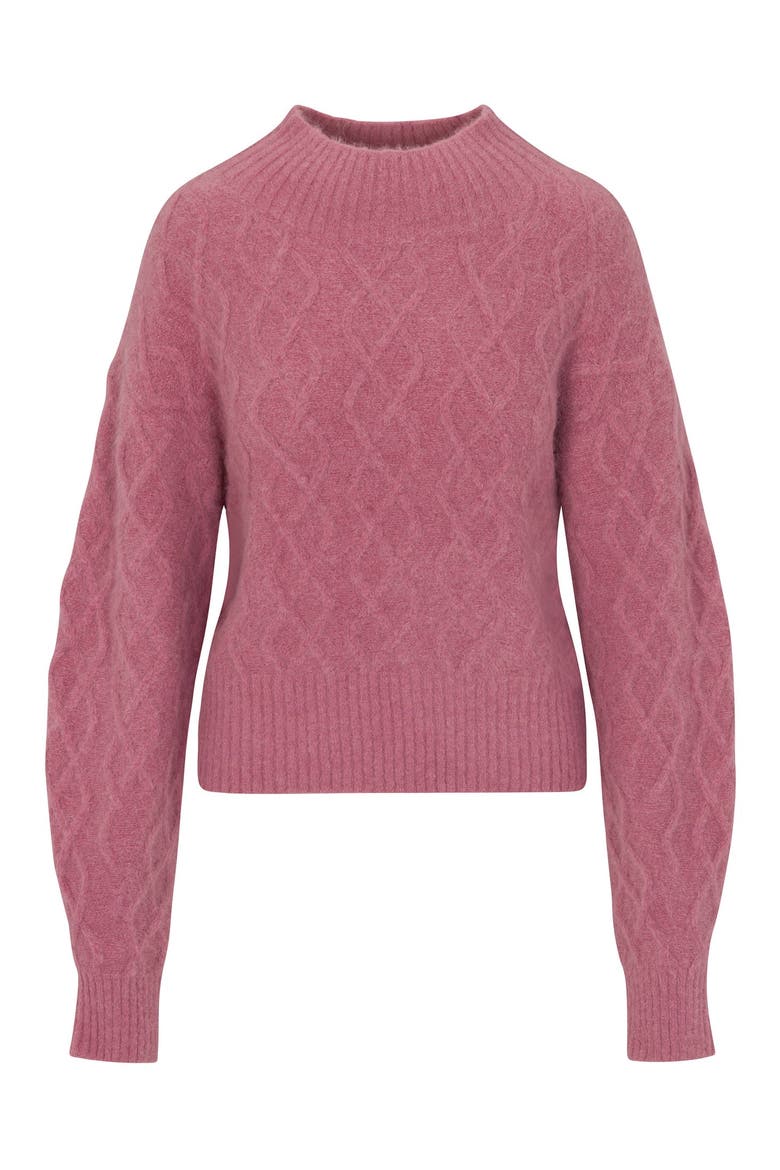 Yael Sweater, Alternate, color, FOXGLOVE