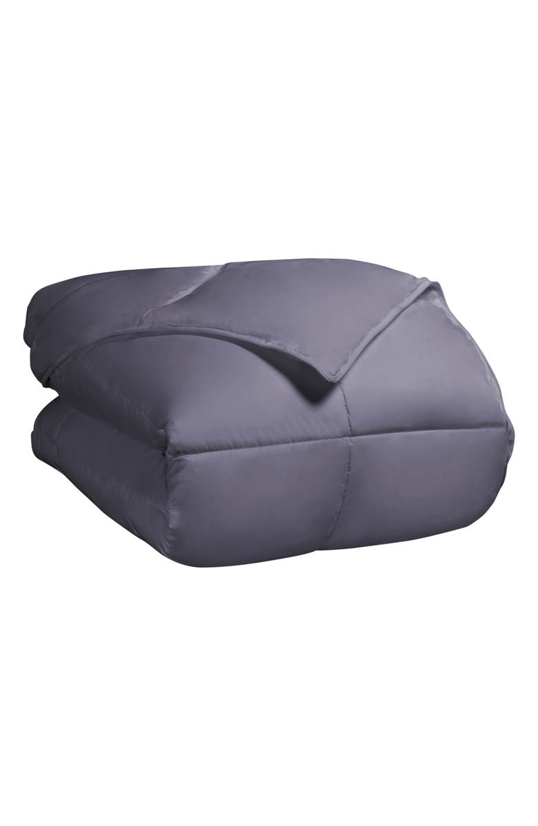 Superior Classic All-Season Reversible Down Alternative Comforter, Main, color, Silver