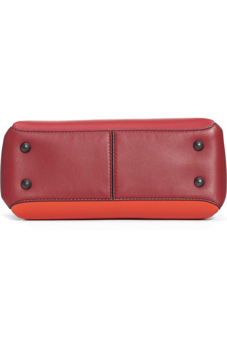 Bottega Veneta Small Piazza Bicolor Leather Handbag, Alternate, color,