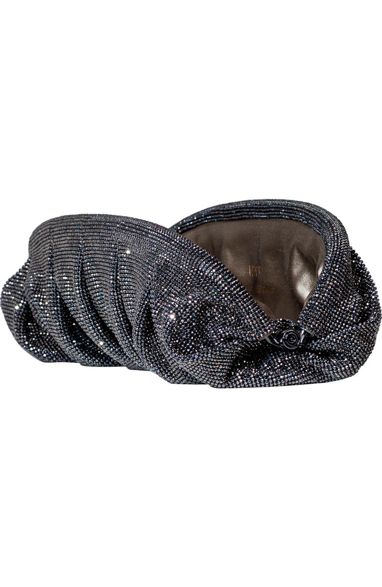 Benedetta Bruzziches La Couchee Crystal Mesh Clutch, Alternate, color,