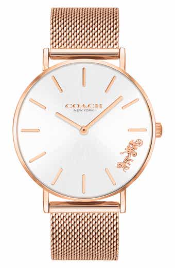 COACH Perry Mesh Strap Watch, 36mm