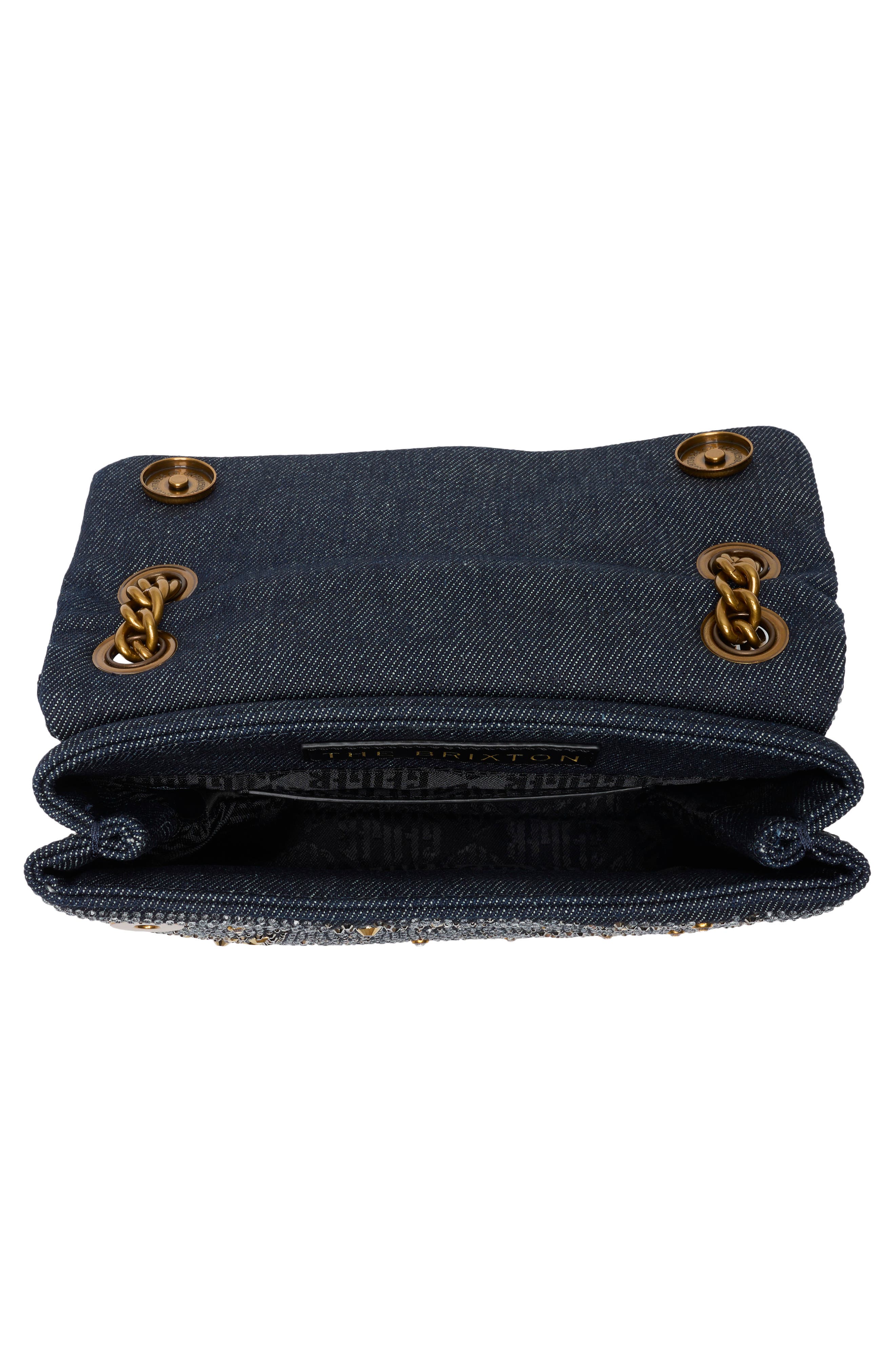 Mini Brixton Fabric Crossbody Bag, Alternate, color, DARK BLUE