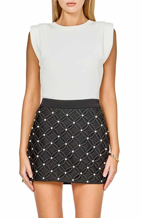 Pleated Shoulder Knit Top