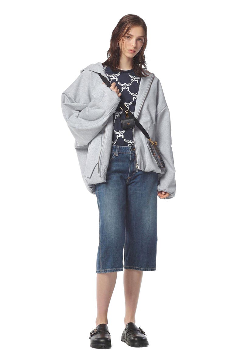 MCM iPhone 15 Pro Case w/ AirPods Pro Charm in Maxi Visetos, Alternate, color, 