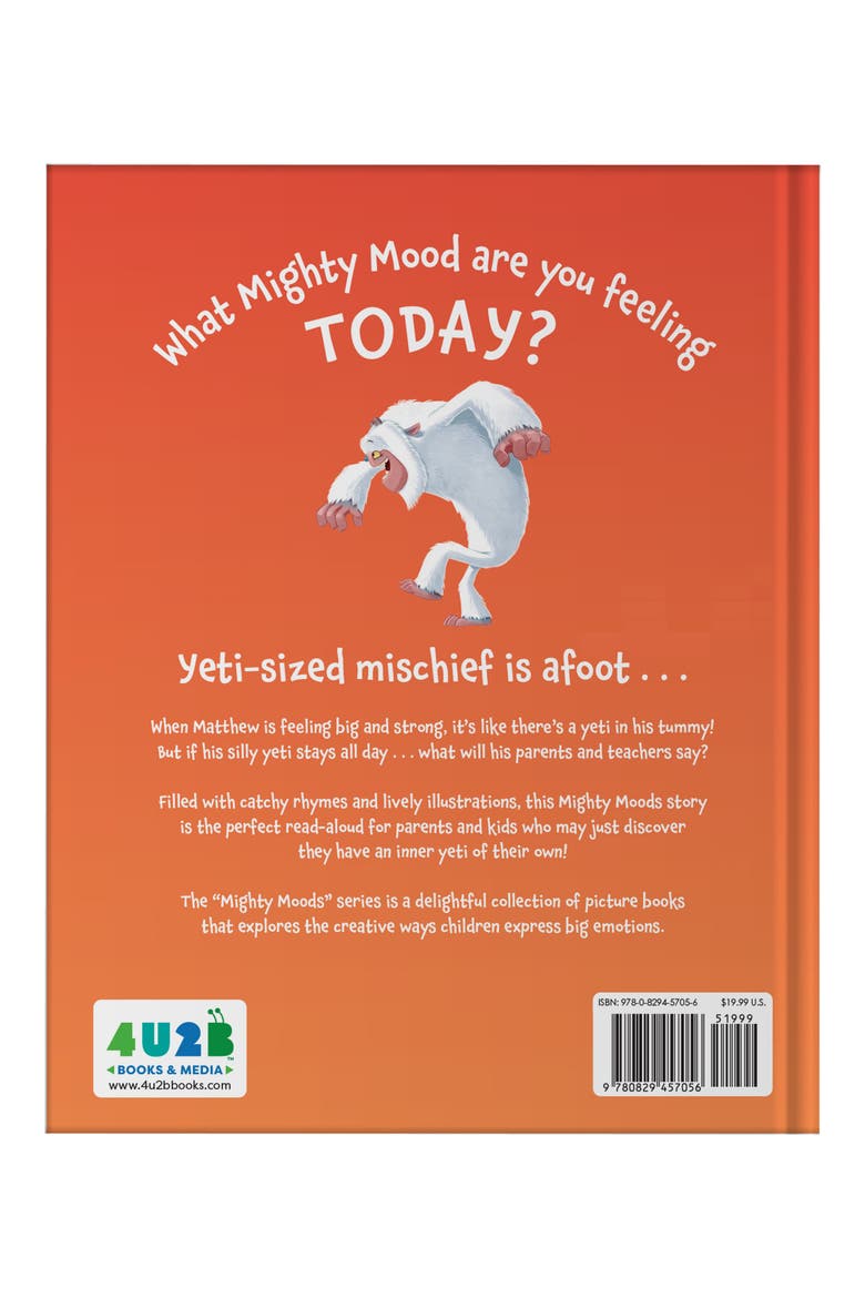 'A Yeti in my Tummy' Book, Alternate, color, NO COLOR